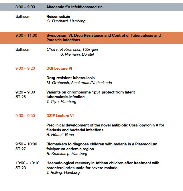 Programm Samstag 1