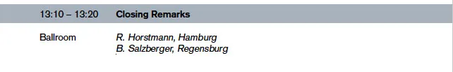 Programm Samstag 3